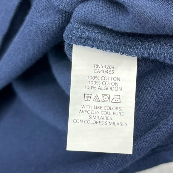 The Children's Place Polo Shirt Boy's L Navy Blue Collared Short Sleeve Pullover - Picture 9 of 12